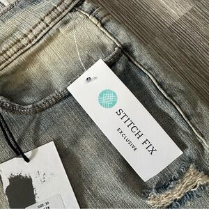 NWT Women’s Stitch Fix Exclusive Studio Blue Light Wash Jean Shorts, size 30